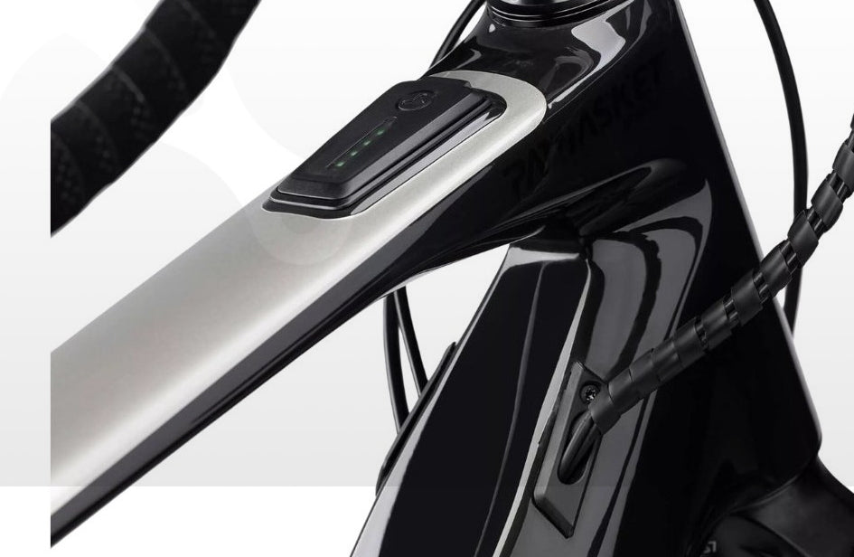 Vélo Gravel électrique GHOST Path Asket Advanced Carbone 430Wh Noir/Gris - 2024