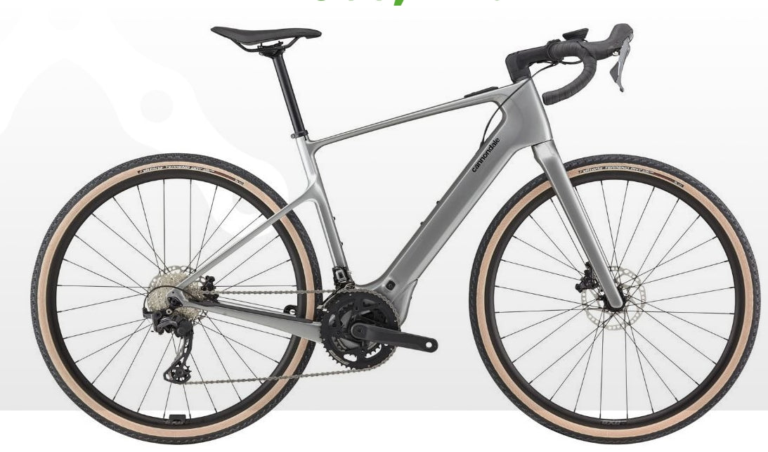 Vélo gravel électrique CANNONDALE Synapse Neo AllRoad 2 400Wh Gris - 2025
