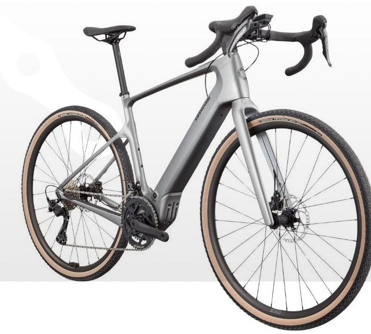 Vélo gravel électrique CANNONDALE Synapse Neo AllRoad 2 400Wh Gris - 2025